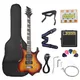 24 Frets 6 Strings Electric Guitar Maple Body Electric Guitar Guitarra With Bag Speaker Necessary