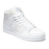 Sneaker DC SHOES "Manteca 4 Hi", Gr. 10(43), weiß (weiß, weiß, battleship), 51.34% Leder, 48.66% Synthetikmaterial, Schuhe