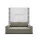 INVENTO Vertical Wall Bed with a Sofa and 2 cabinets, Full XL