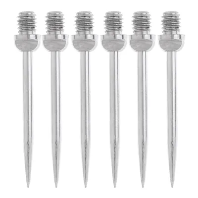 6 stück 2BA Stahl Punkt Konverter Punkte Ersatz Tipps für Darts Image