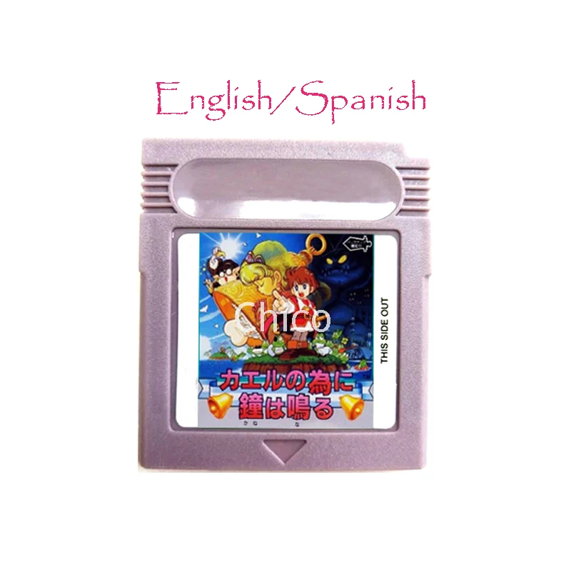Für The Frog The Bell Tolls Englisch oder Spanisch Videospiel-Speicherzubehör, Kartuschenkarte für 16-Bit-Konsole