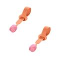 2PCS Room Decor Bathroom Toilet Seat Lifter Handle Toilet Seat Lid Lifter Handle Toilet Seat Cover Lifting Handle Flower Flexible Kids Toilet Seat Lifter Contact With The Toilet Ring
