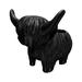 piaybook Tabletop Ornaments Cute Highlands Cow Succulent Planter Pot Resin Cactus/Flower Container Animal Holder For Indoor Plants Decorative Ornaments for Home Holiday Tabletop Decor