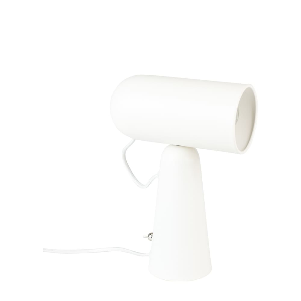 Lampe à poser inclinable en fer blanc