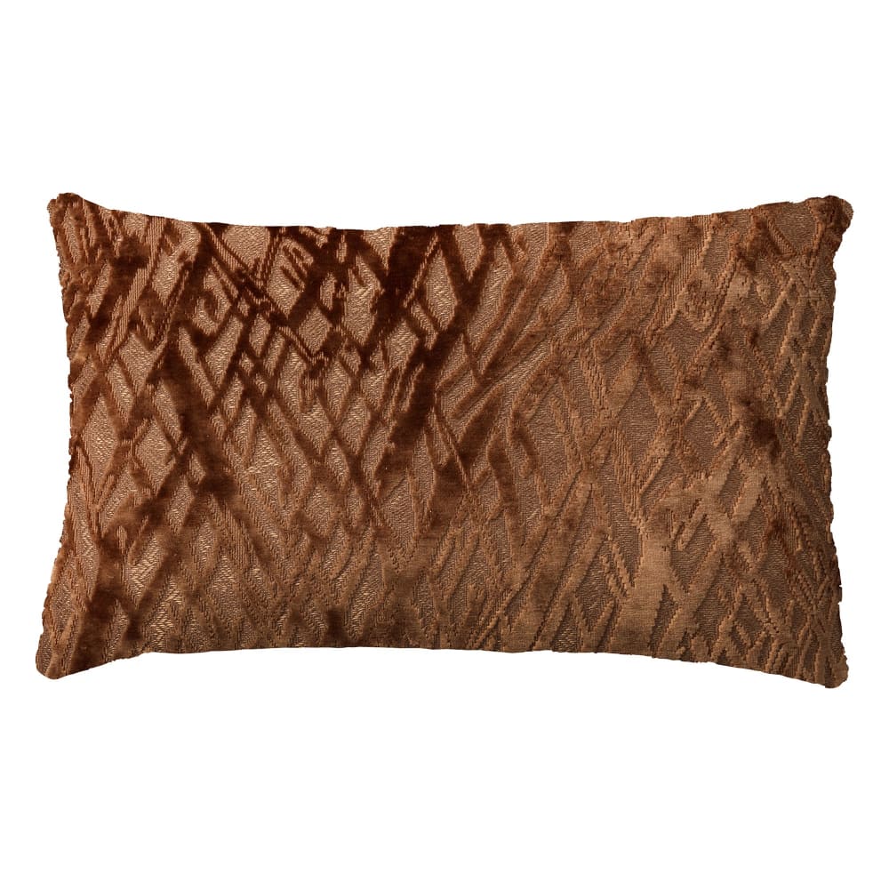 coussin marron 30x50 cm
