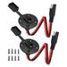 1 Pair SAE Quick Connection Cable Solar Panel Connector Solar Battery Charger Wire with 8pcs Screws 0.3M