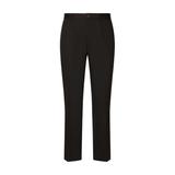 Stretch Cotton Pants With Branded Tag