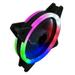 Clearance TOFOTL 120mm Fan Silent Dual Aperture Fan Desktop PC Case Cooler Fan Silent Gale-Fan LED RGB Light