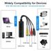 USB 2.0 Audio Video VHS VCR to DVD Converter Capture Card Adapter Digital Format