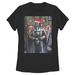 Women's Mad Engine Darth Vader Black Star Wars Christmas Portrait Graphic T-Shirt