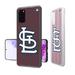 St. Louis Cardinals Galaxy Text Backdrop Clear Case