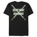 Men's Mad Engine Black Star Wars Silent Night Graphic T-Shirt