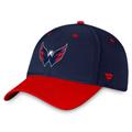 Men's Fanatics Branded Navy/Red Washington Capitals Authentic Pro Rink Two-Tone Flex Hat