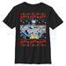 Youth Mad Engine Black Batman Ugly Sweater Graphic T-Shirt