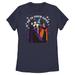 Women's Mad Engine Navy Disney Villains Up To Snow Good Graphic T-Shirt