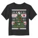 Toddler Mad Engine Black Star Wars Galactic Tree Sweater Graphic T-Shirt