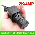 Webcam HD 2K 30fps Fotocamera USB UVC OTG 4MP ad alta velocità con obiettivo CS varifocale da 2,8-12