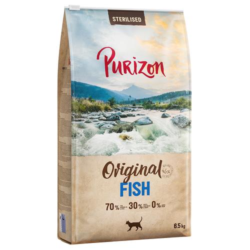 10 € Rabatt: 6,5 kg Purizon - Sterilised Adult Fisch