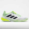 adidas Barricade 13 Men's Tennis Shoes White/Core Black/Semi-Green Spark