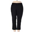 ELOQUII Dress Pants - High Rise: Black Bottoms - Women's Size 24 Plus