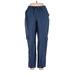 Peck & Peck Casual Pants - High Rise: Blue Bottoms - Women's Size Large