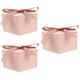 Warmhm 3 Pcs Box Hexagonal Gift Box Wedding Gift Bag Bow Tie Present Jewelry Case Chocolates for Gifting Magnetic Container Candy Container Gift Chocolate Romantic Baby Souvenir