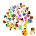 Assorted Ducks | Colorful and Cute Rubber Ducks | Duck Decorations for Shower Birthday Party Favors, Fun Rubber Ducks for Classroom Summer Beach Pool Party Tedious