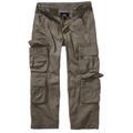 Cargohose BRANDIT "Brandit Herren Kids Pure Trouser" Gr. 122/128, Normalgrößen, grün (olive) Jungen Hosen Cargohosen