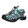 Sandale LICO "Sandale Nimbo", Gr. 32, grau, Synthetik, Schuhe