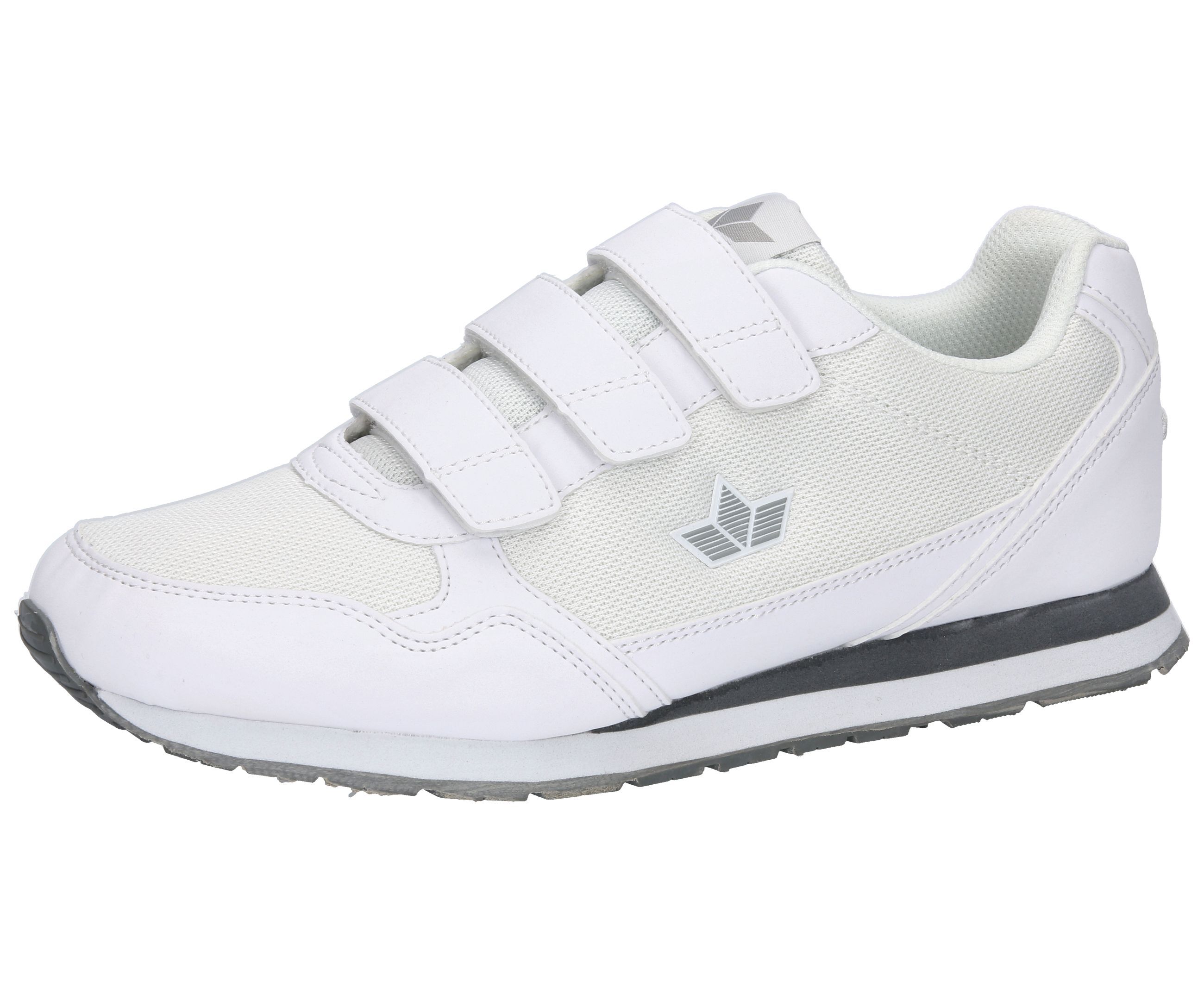 Laufschuh LICO "Joggingschuh Simon V", Herren, Gr. 41, weiß, Synthetik, Schuhe Laufschuh