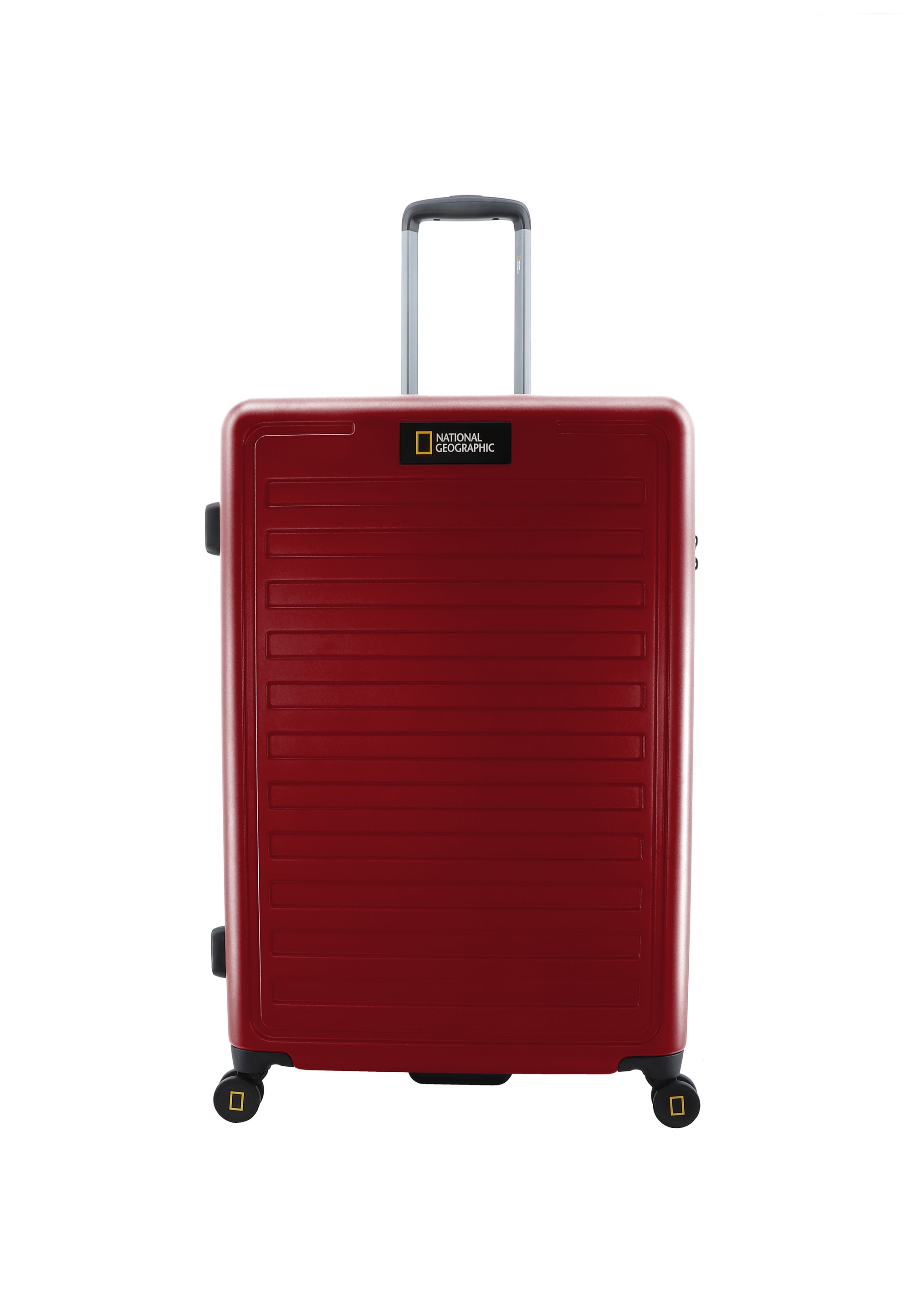 Koffer NATIONAL GEOGRAPHIC "CRUISE", Gr. B/H/T: 52cm x 78cm x 28cm, rot (weinrot), Polyester, Koffer, mit praktischem TSA-Schloss Image