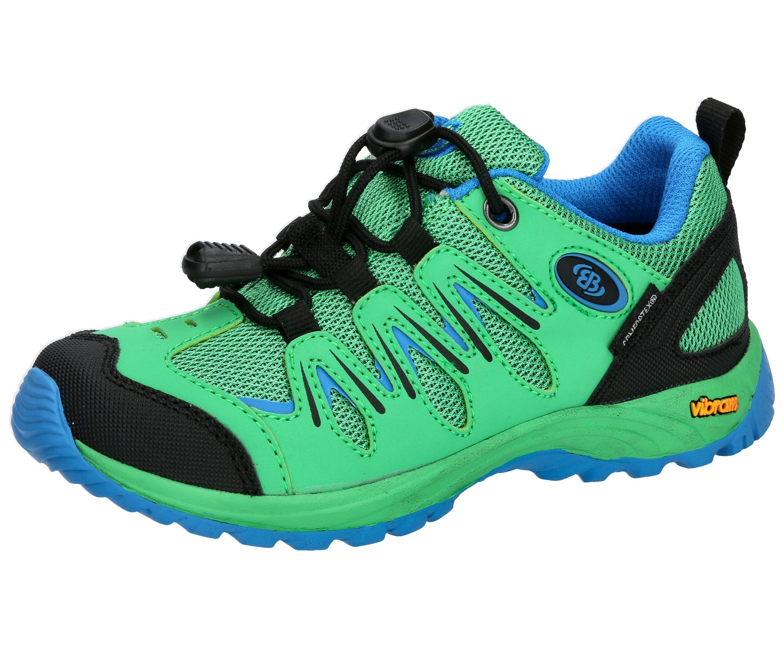 Outdoorschuh BRÜTTING "Outdoorschuh Expedition Kids", Kinder, Gr. 32, grün, Synthetik, Schuhe Outdoorschuh