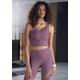 Crop-Top LASCANA ACTIVE "-Sport Top" Gr. XS (32/34), lila Damen Tops Sport