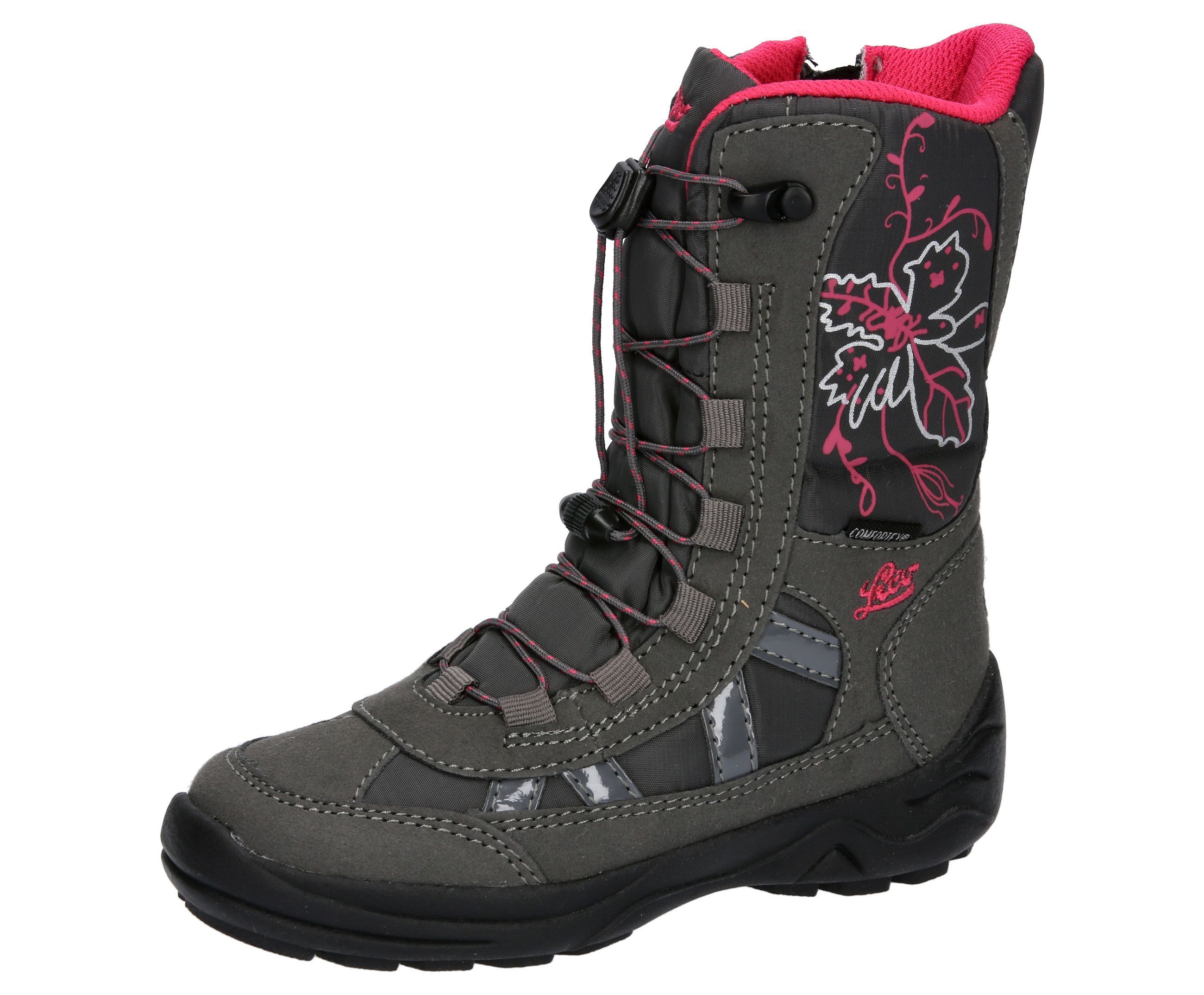 Winterboots LICO "Winterboot Aldina", Mädchen, Gr. 31, grau, Synthetik, Schuhe Winterboots