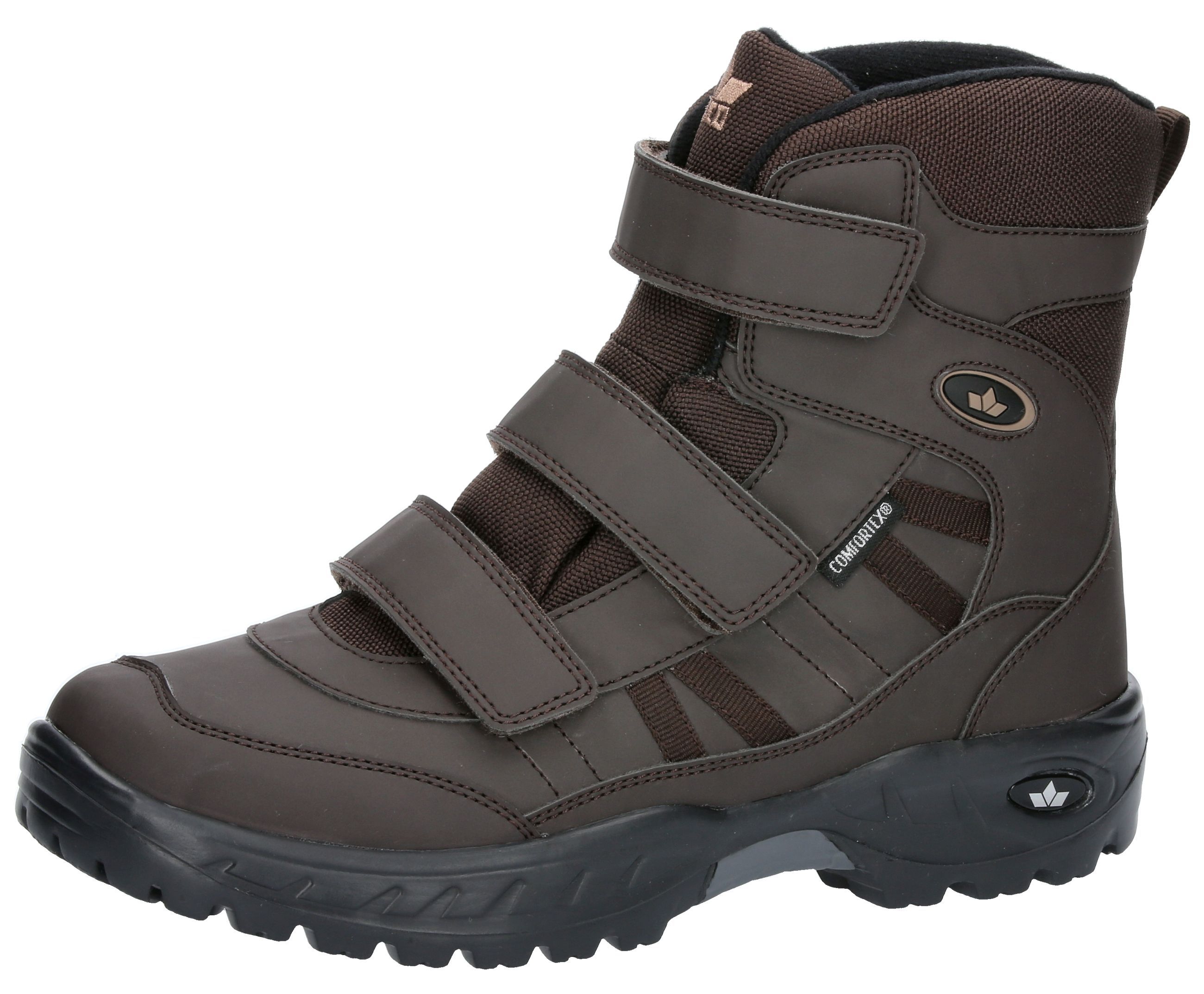 Winterboots LICO "Winterboot Wildlife V", Herren, Gr. 46, braun, Synthetik, Schuhe Winterboots, Topseller
