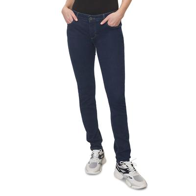 Slim-fit-Jeans MARC O'POLO "aus stretchigem Bio-Baumwolle-Mix", Damen, Gr. 28, Länge 32, motor scooter wash, Obermaterial: 89% Baumwolle, 8% Polyester, 3% Elasthan, unifarben, slim fit normal, Jeans Image