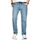 Comfort-fit-Jeans ALESSANDRO SALVARINI "ASMarco" Gr. W33 L34, Länge 34, blau (as200, hellblau) Herren Jeans Comfort Fit