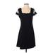 Just Fashion Now Casual Dress - A-Line: Black Dresses - Women's Size Small