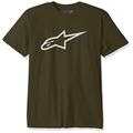 Alpinestars Herren T-Shirt Ageless Men's Logo T-Shirt Modern Fit Short Sleeve, grün, XL, 1032-72030