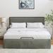 Winston Porter Neilius Upholstered Platform Bed w/ Washable Slipcover Polyester in Gray | King | Wayfair 65353A42287C4650BD3B03447D01F9D1