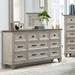 One Allium Way® Eileen 9 - Drawer Dresser Wood in Brown | 40 H x 68 W x 18 D in | Wayfair AD019C0B6F324D26B1A63C7EBEACC182