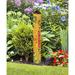 Studio M Plant & Flower Garden Art Resin/Plastic in Green/Orange/Yellow, Size 40.0 H x 4.0 W x 4.0 D in | Wayfair PL40025