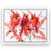 The Holiday Aisle® Red Cardinal Birds by Suren Nersisyan Modern Wall Art Decor - Floating Canvas Frame Canvas, | 12 H x 16 W x 0.75 D in | Wayfair