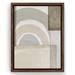 Wrought Studio™ Beige Color Blocks by PI Creative Art Modern Wall Art Decor - Floating Canvas Frame Canvas, Glass | 20 H x 16 W x 0.75 D in | Wayfair