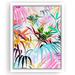 Bay Isle Home™ Rainbow Forest By Louise Robinson Modern Wall Art Decor - Floating Canvas Frame Metal | 40 H x 30 W x 0.75 D in | Wayfair