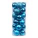 The Holiday Aisle® Christmas Ball Ornament Plastic in Blue | 1.18 H x 1.18 W x 1.18 D in | Wayfair 433BE73E07CA43AFB93ACF9D563A3814