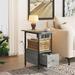 Latitude Run® Afnaan End Table w/ Storage Wood in Gray | Wayfair 225F5B31EE5649D0AA56EC598E981F40