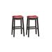 Red Barrel Studio® Ayomi 29" Short Counter Stool Wood in Brown | 29 H x 20 W x 16 D in | Wayfair 6B9FAA7CE78D42029C827DDE04FCFDDD