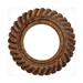 Bungalow Rose Rusty Small Spiral Gear Wall Decal 24 by RetroPlanet - Unframed Print on Canvas in Black | 35 H x 35 W x 2 D in | Wayfair