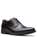 Clarks Whiddon Cap - Mens 10.5 Black Oxford W